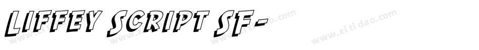 Liffey Script SF字体转换